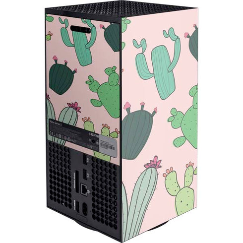 Cactus Print XBox Series X Digital Edition Console Skin